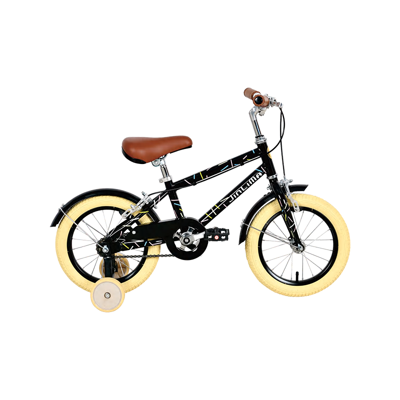 HYB-012 Kleurrijk ontwerp Milieuvriendelijk materiaal Kinderfiets Leeftijden 4-9