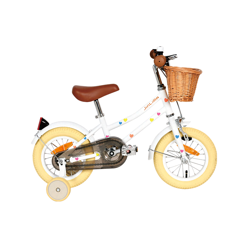 HYB-010 Compact design stevig frame kinderfiets met mand