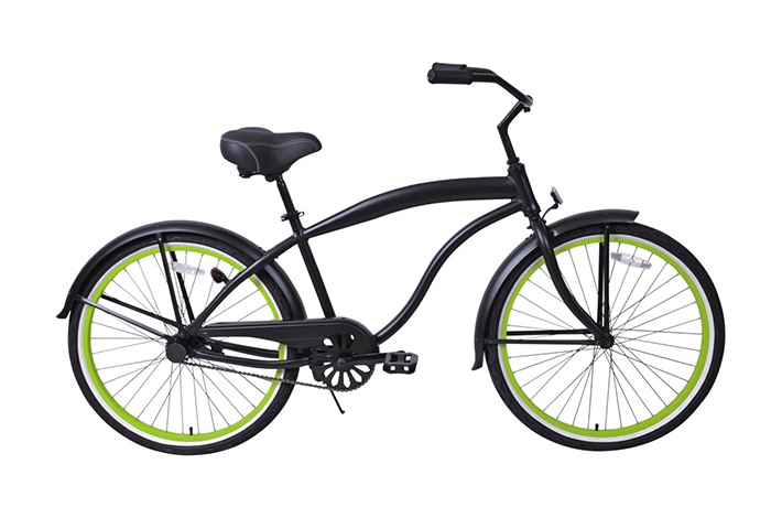 Lady Beach Cruiser Bike introduceert de details van fietsen op lange afstand